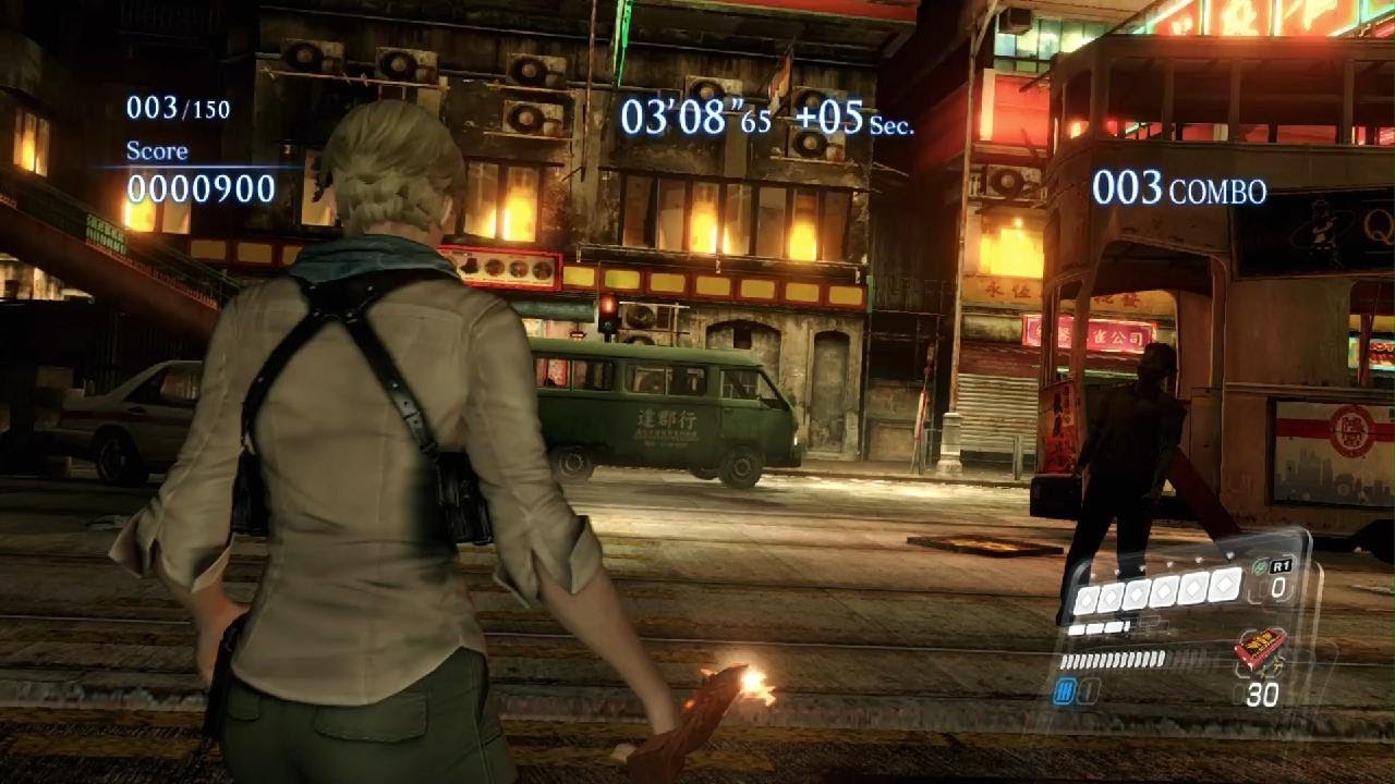 Playing RESIDENT EVIL 6 Until My Combo Meter Is Gone