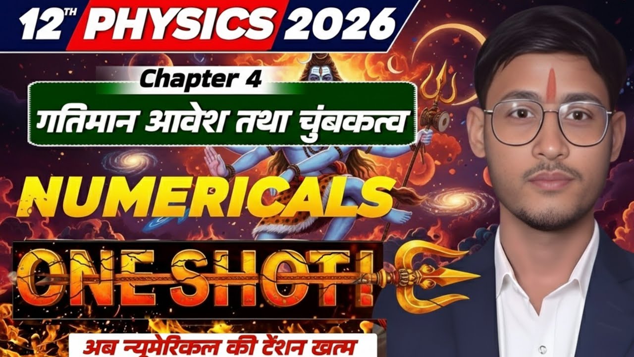 Moving Charges and Magnetism : गतिमान आवेश तथा चुंबकत्व | Board Exam 2026 | CLASS-12 | Numerical 