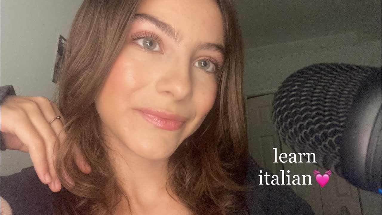 ASMR teaching you italian 🇮🇹