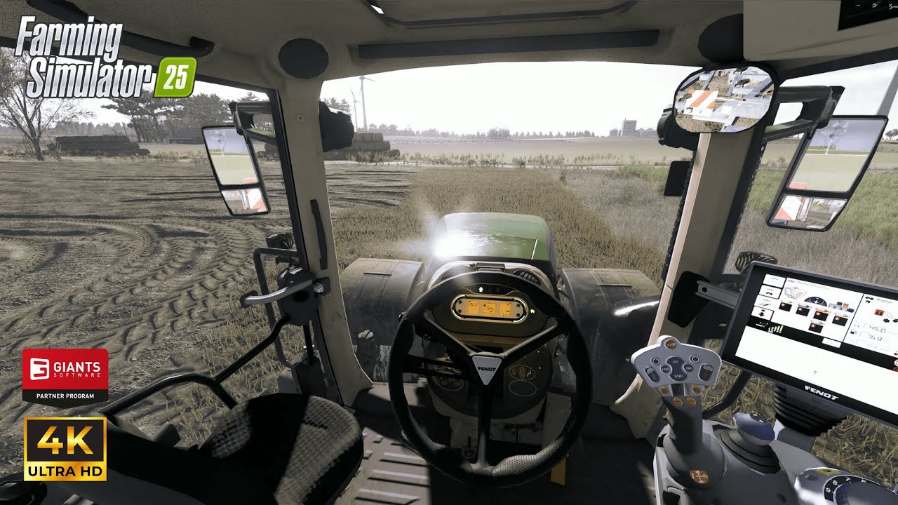 | FS25 Cab View | Fendt 939 Vario S4 | ReShade Gameplay |