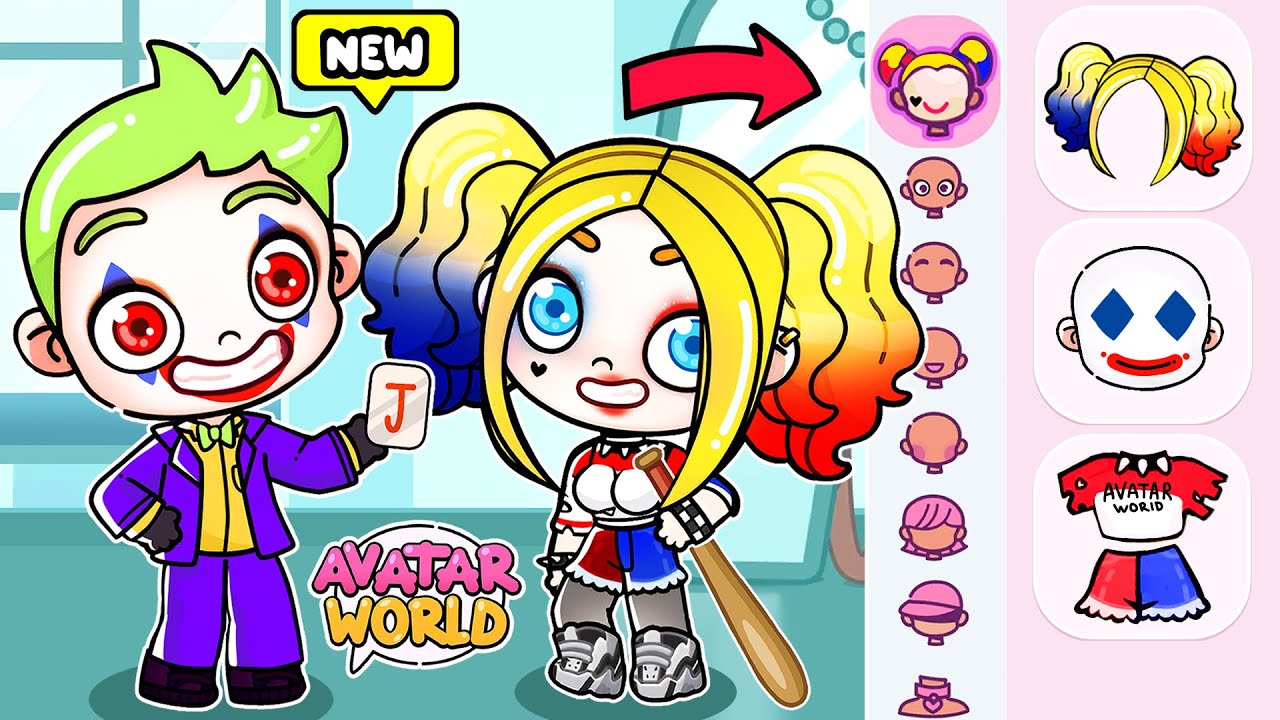 Harley Quinn Dan Joker Di Avatar World | Pembaruan Baru