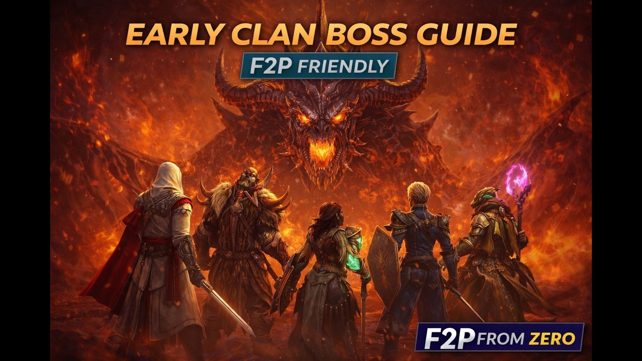 Early Game Clan Boss Guide – EASY Damage for F2P Players! | F2P FROM ZERO