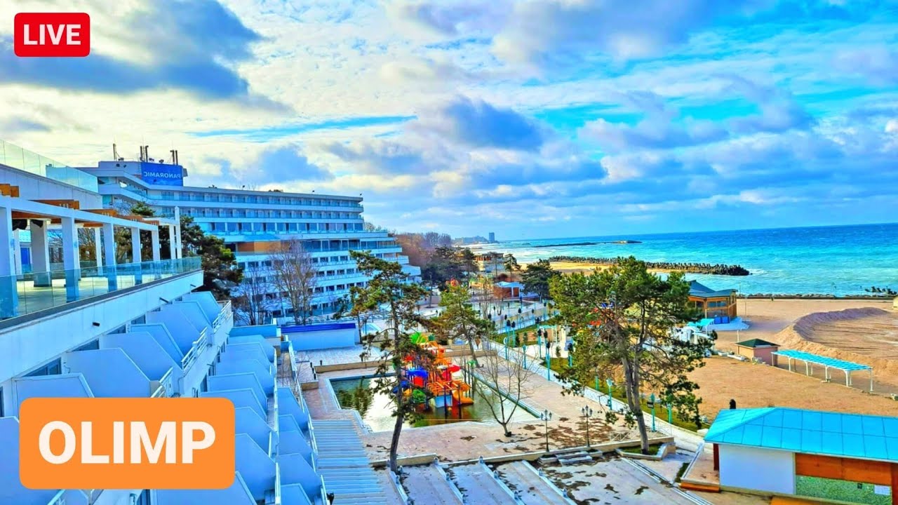 🔴 STATIUNEA OLIMP RENASTE! PLAJA, CAZARI, RESTAURANTE! Hotel Panoramic, Belvedere, Novum by the Sea