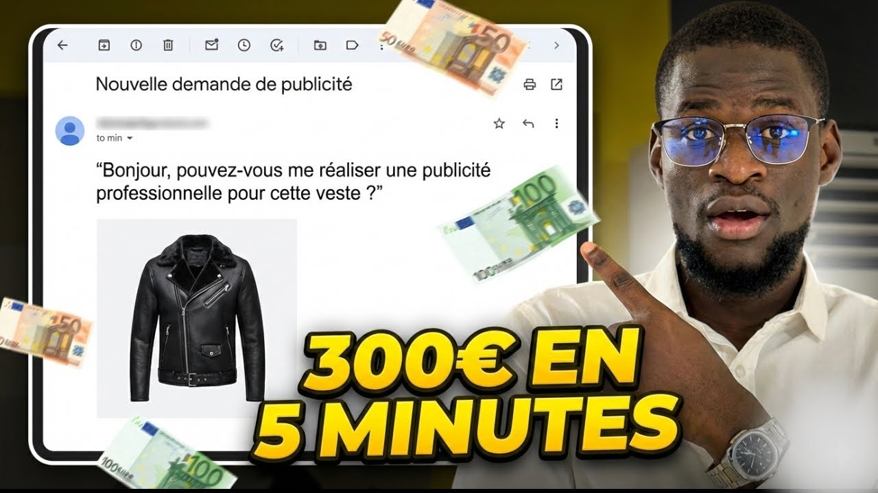 J'ai vendu cette Publicité IA 300€ à mon client fait en 5 Minutes ! (Tuto Complet)