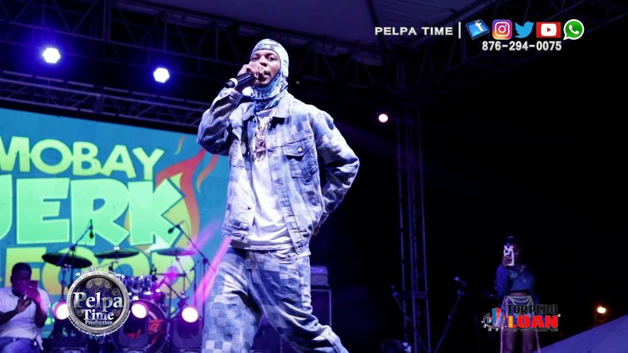 Pablo YG come out like he is ready to WAR AT Montego Bay JERK & FOOD FESTIVAL