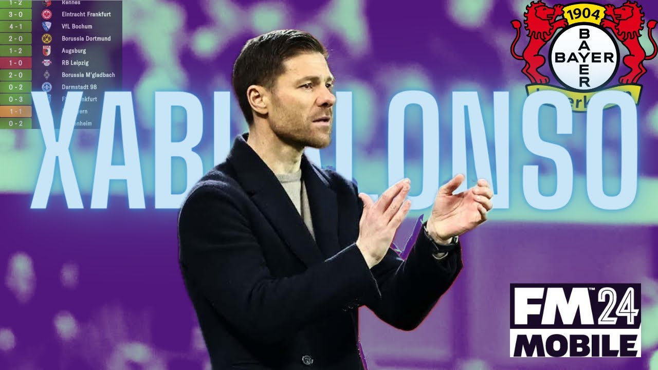 Xabi Alonso Bayer Leverkusen Tactic | FM Mobile 24