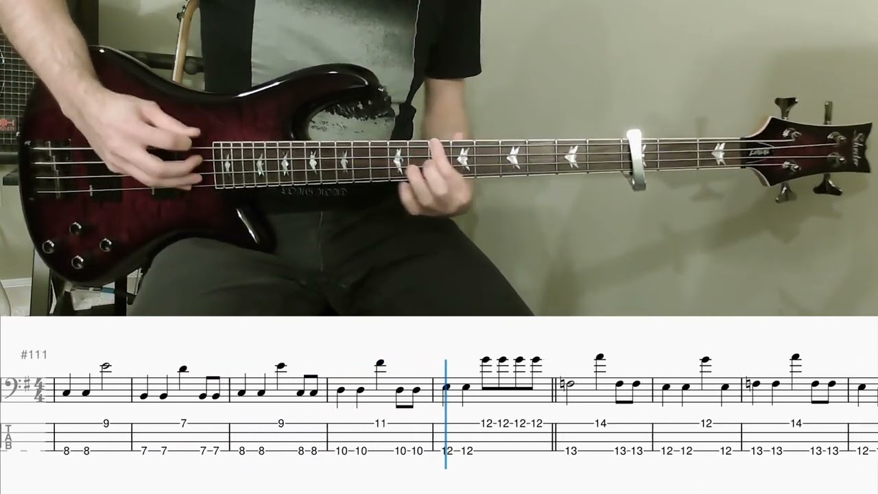 The Cure - And Nothing Is Forever (bass cover with tab)
