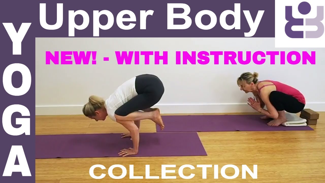 NEW! WITH INSTRUCTION Yoga Challenge. Top 5 yoga poses for the Upper Body Collection 1