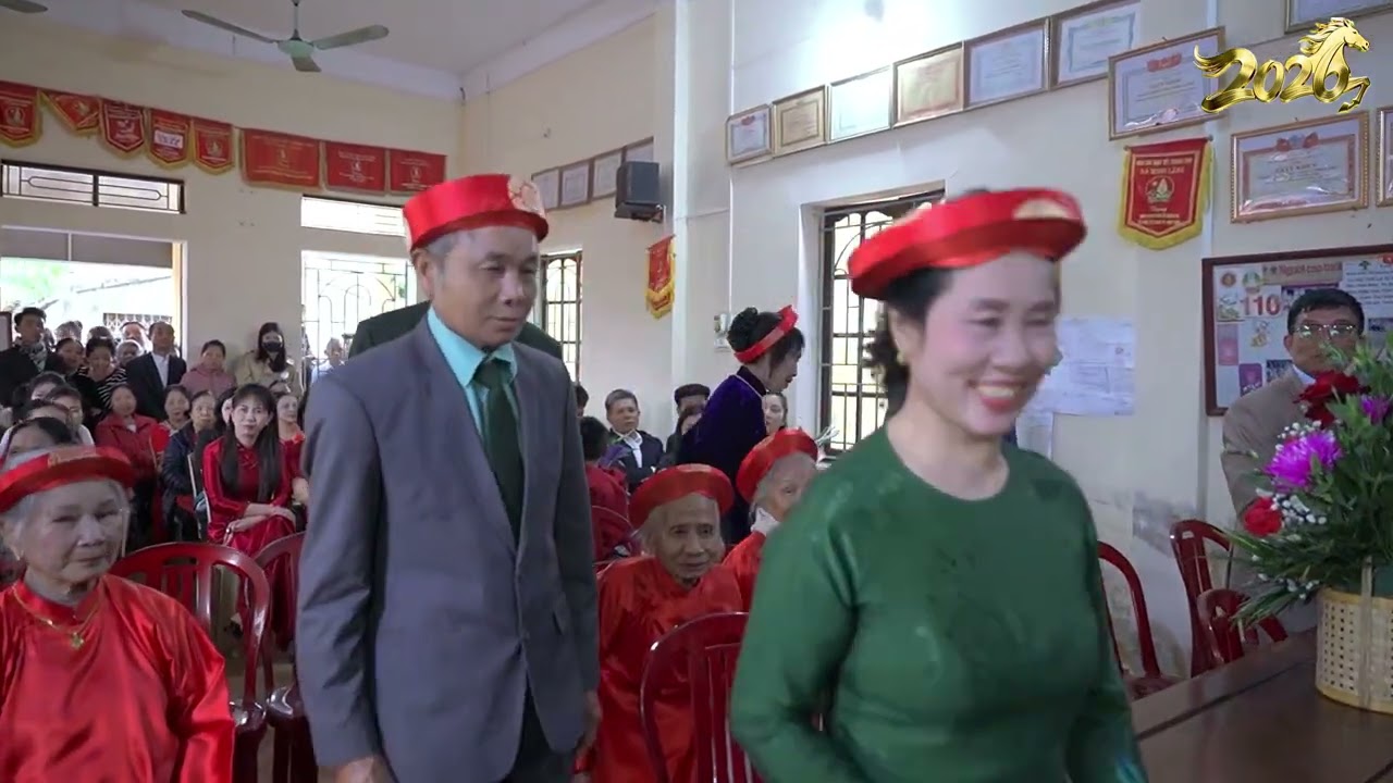 LỄ CHÚC THỌ SONG THÂN CỤ NGUYỄN THẾ HÙNG & CỤ NGUYỄN THỊ HỢI   THÔN LẠI XÁ XÃ VĂN TRÌ TỈNH HƯNG YÊN