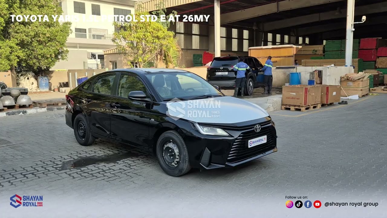 Brand New Black Toyota Yaris 1.5L Petrol AT 2026 Model Year Detailed Walkaround Review