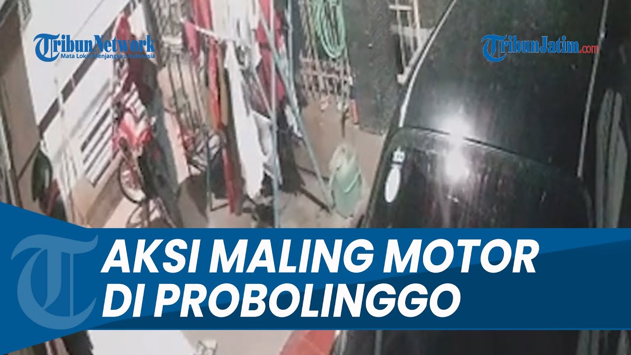 Aksi Pencurian Sepeda Motor Di Probolinggo, Motor Dokter Muda Dicuri 2 Maling