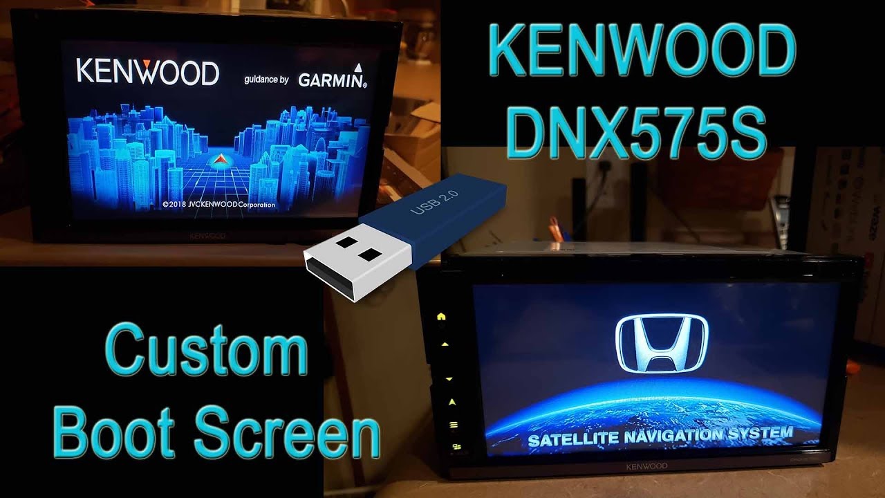 Kenwood DNX575S DNX574S Custom Boot Splash Screen How To DDX6705S