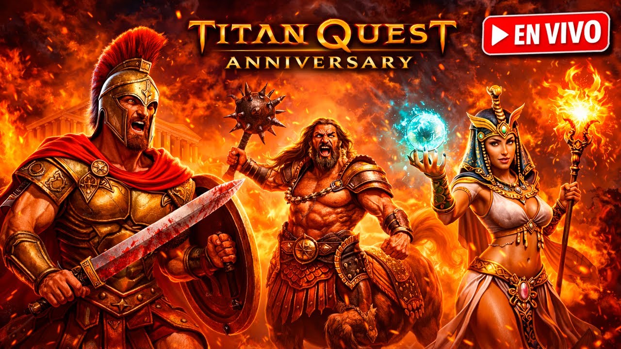 MITOS, DIOSES Y CAOS 💥 | Titan Quest Anniversary EN VIVO