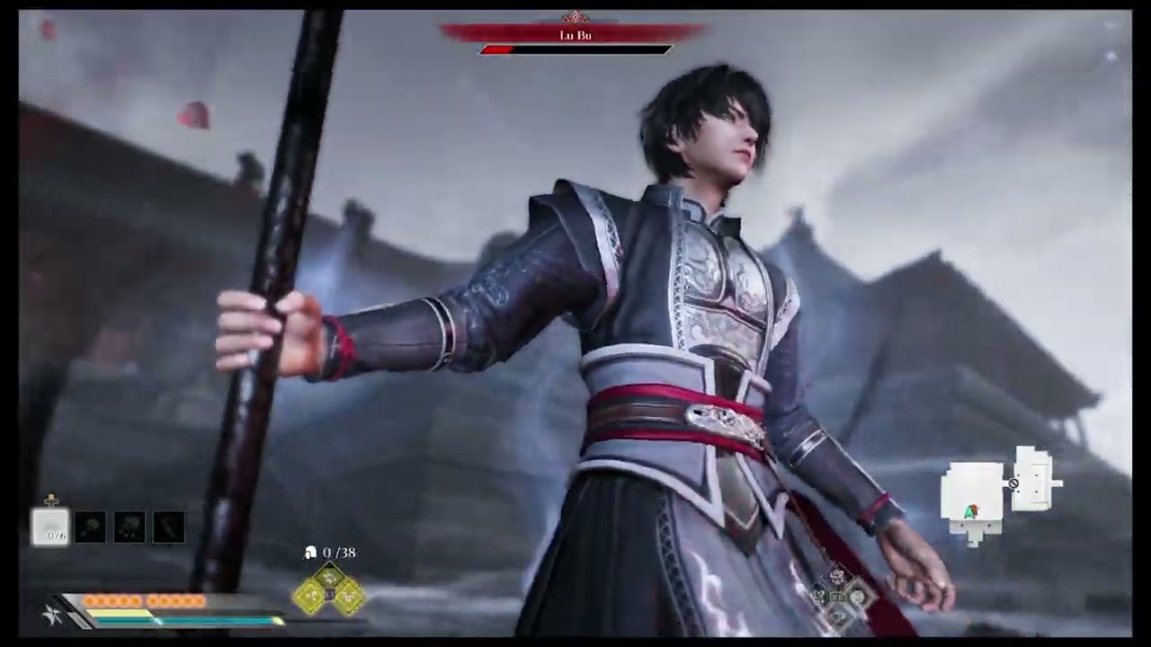 DYNASTY WARRIORS ORIGINS ZiLuan VS LuBu using Lubu's halberd