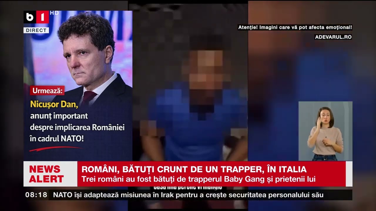 ROMÂNI, BĂTUȚI CRUNT DE UN TRAPPER, ÎN ITALIA_Știri B1TV_19 mar. 2026
