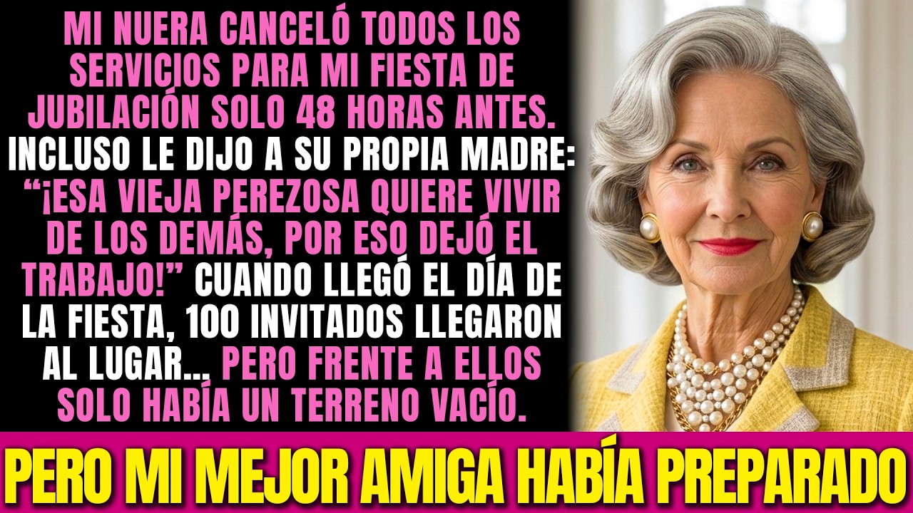 Mi nuera saboteó a los proveedores de la fiesta de jubilación a mis espaldas. Ella nunca imaginó…