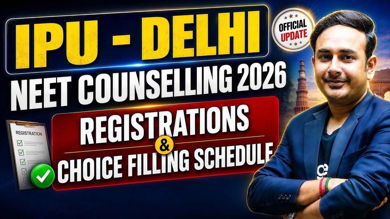 IPU Delhi NEET Counselling 2026 Schedule Registration & Choice filling #reneet2026 #ipumbbs #duquota
