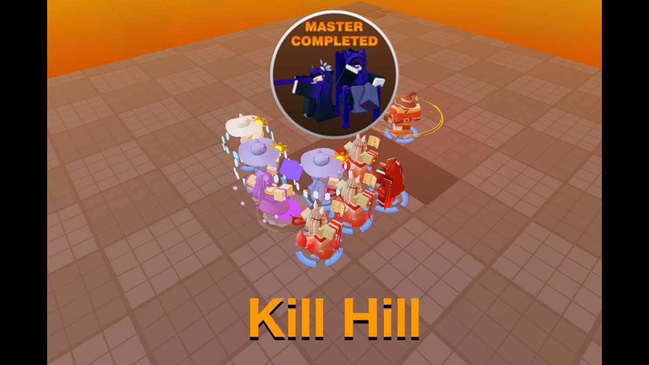 Kill Hill Master Mode with 5 Tower Slots | Arena Tower Defense (ATD)