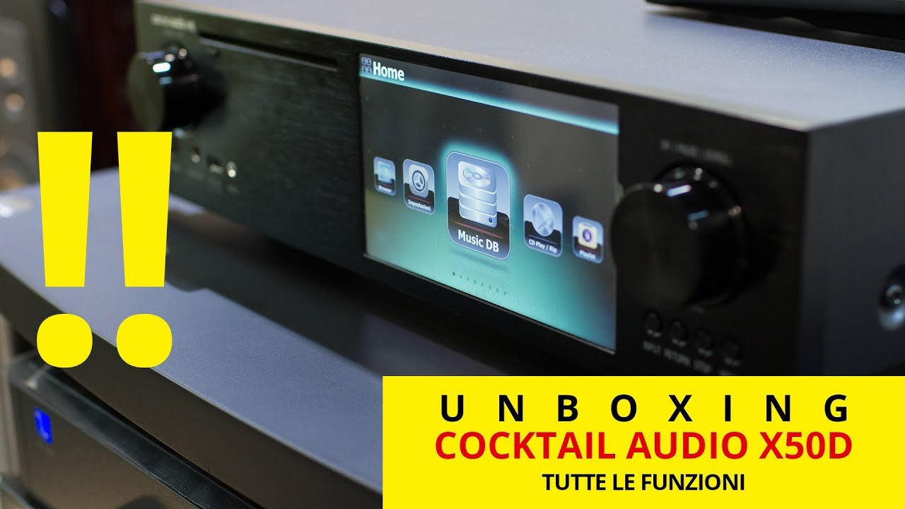 Cocktail Audio X50 Music Server, CD Ripper e Network Streamer | unboxing e spiegazione