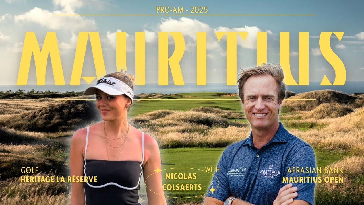 ⛳ Je fais le Pro-Am du DP World Tour à l’Île Maurice avec Nicolas Colsaerts! 🇲🇺