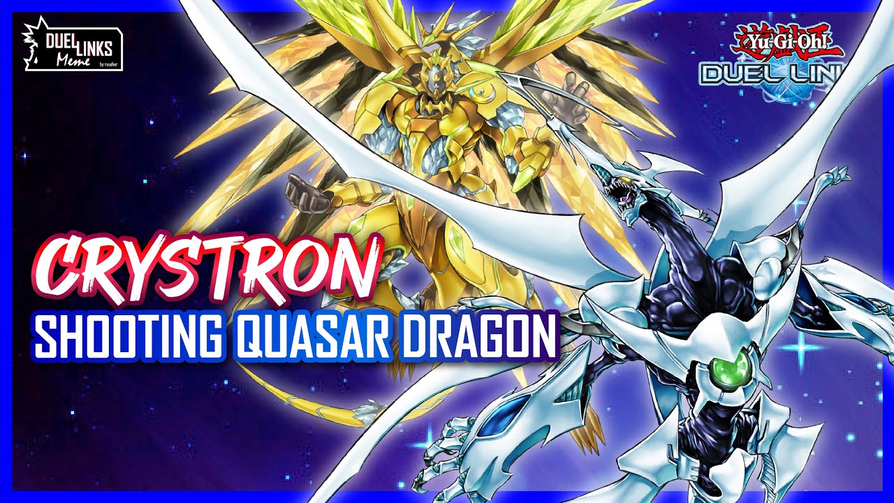 LIMIT OVER ACCEL SYNCHRO!!! Crystron & Shooting Quasar Dragon!  [Yu-Gi-Oh! Duel Links]