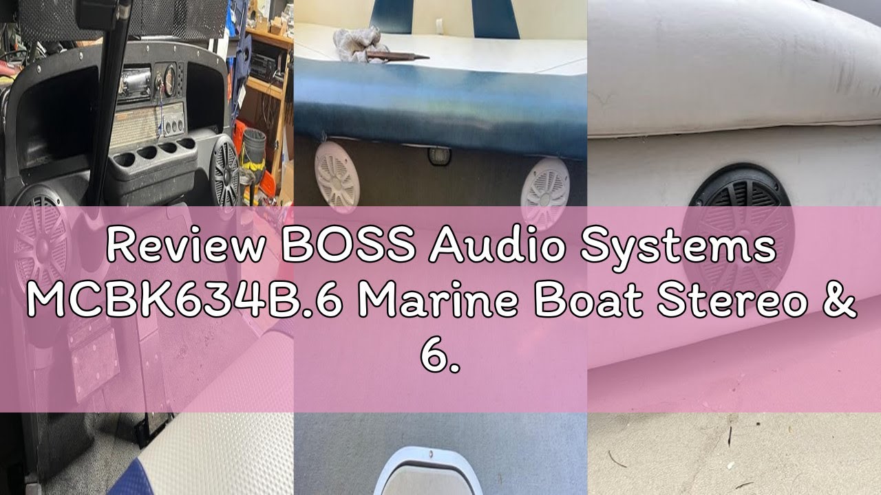 Review BOSS Audio Systems MCBK634B.6 Marine Boat Stereo & 6.5 Inch Speakers - Bluetooth, No CD DVD P