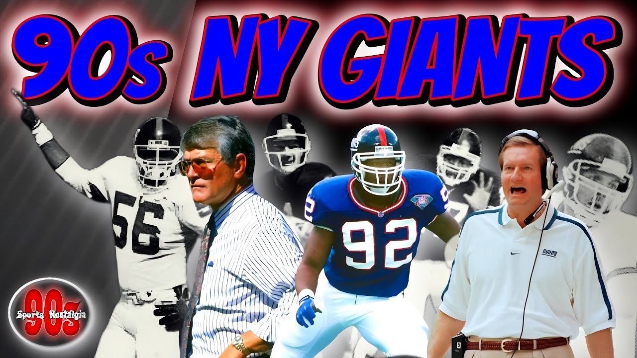 The 90s New York Giants: Super Bowl Triumph to Some Tough Times for Big Blue Fans!