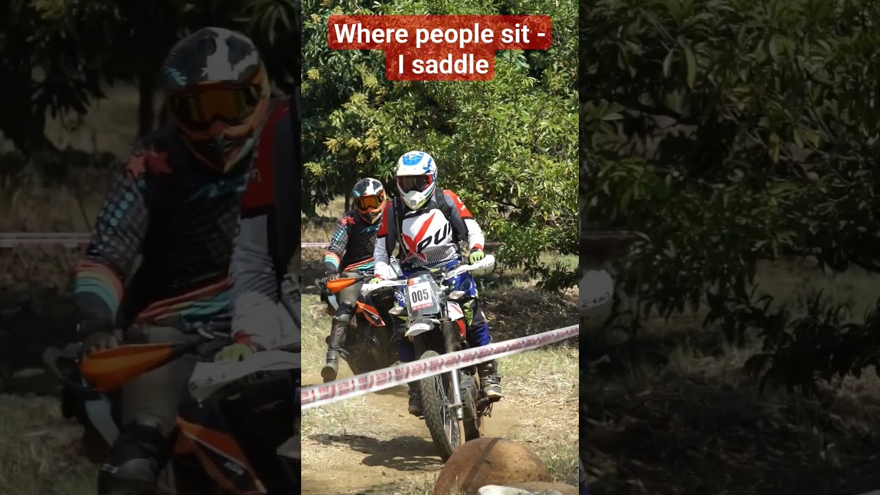 Offroad entry at race 