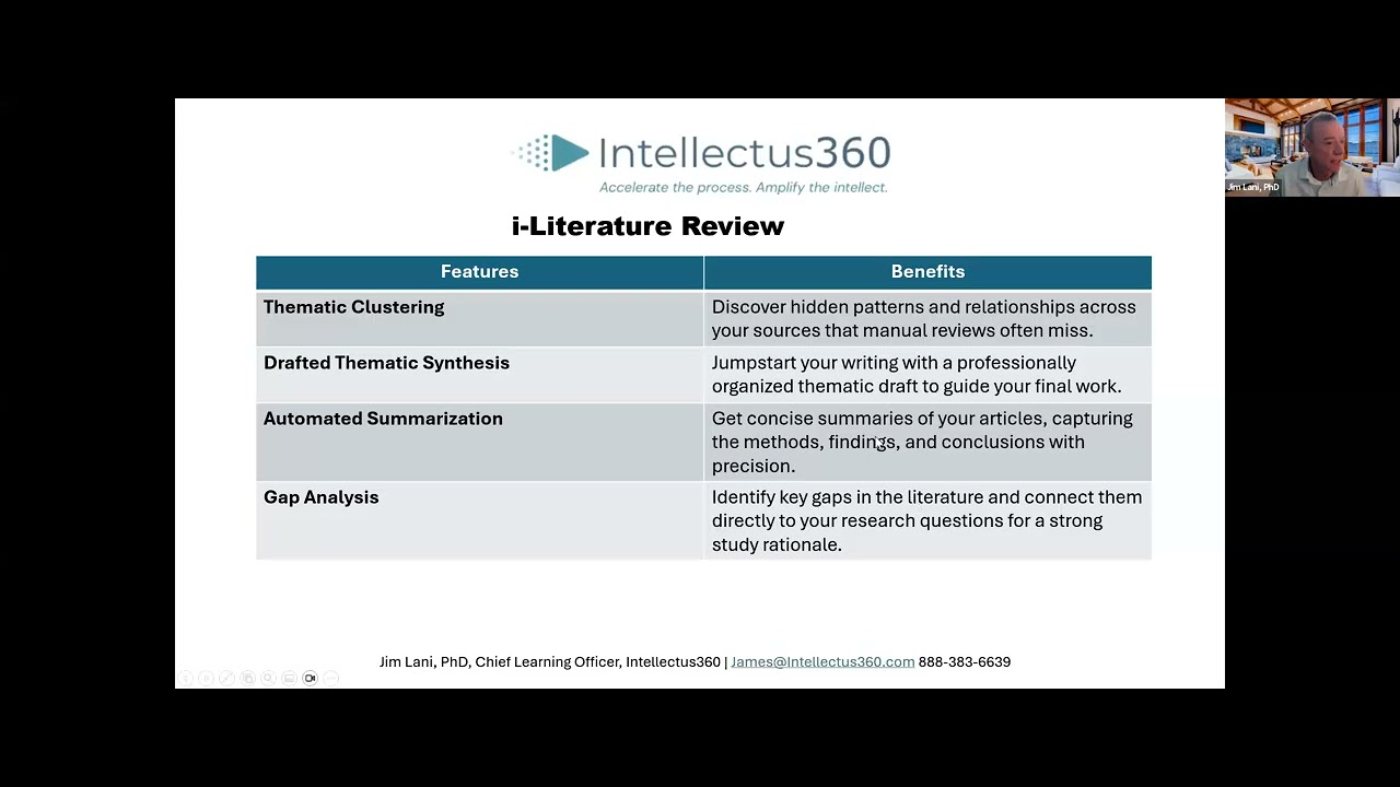 From Literature Review to Discussion