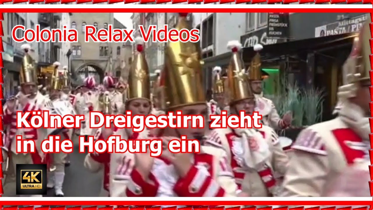 Kölner Dreigestirn zieht mit großem Gefolge in die Hofburg ein Karneval 2026