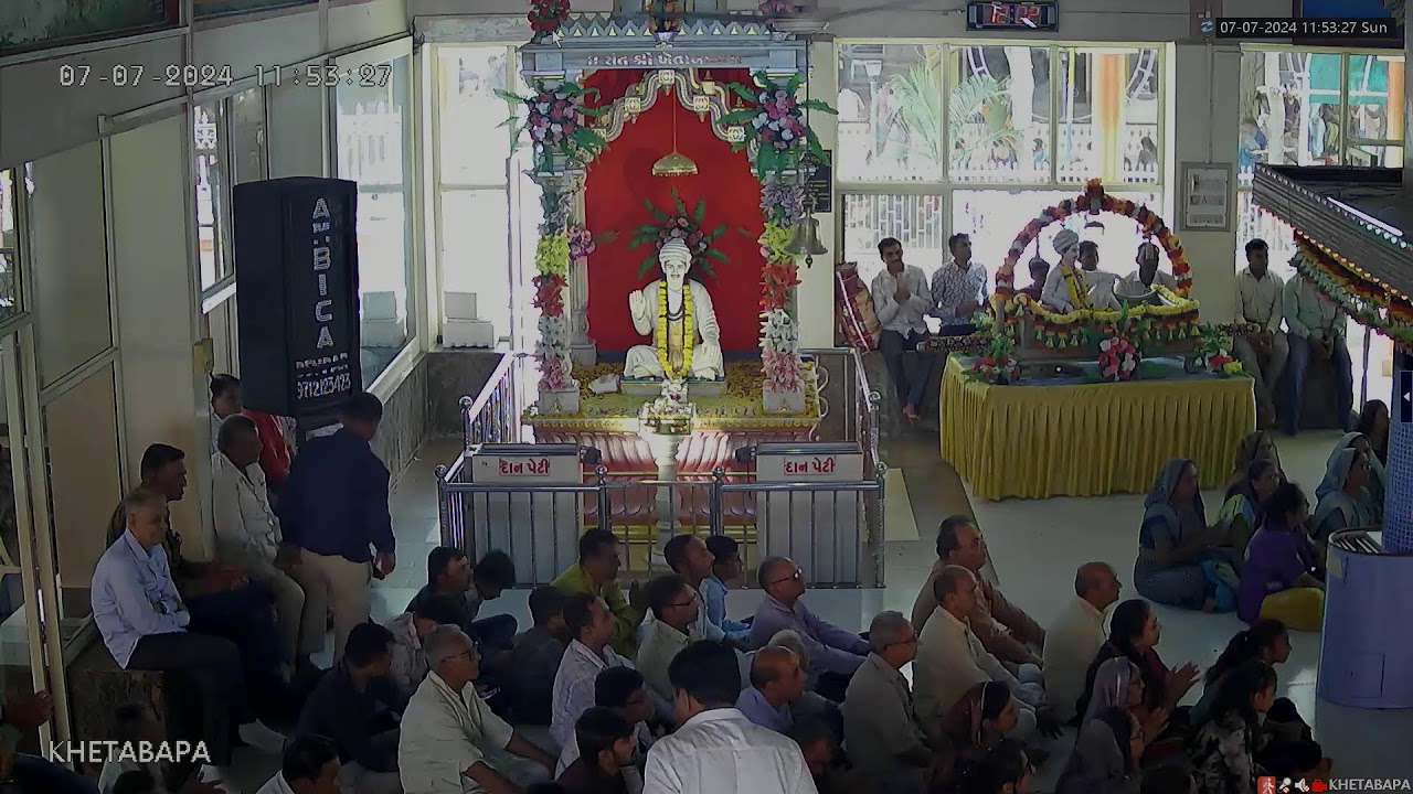 સંત શ્રી ખેતાબાપા દર્શન - વિથોણ  II  Sant Shri Khetabapa Sansthan - VITHON Live