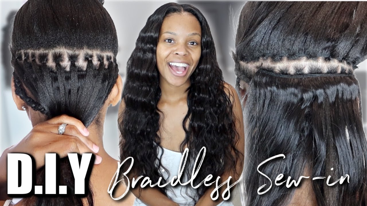 BRAIDLESS SEW-IN TUTORIAL *STEP BY STEP* FT. Klaiyi Hair ♥︎