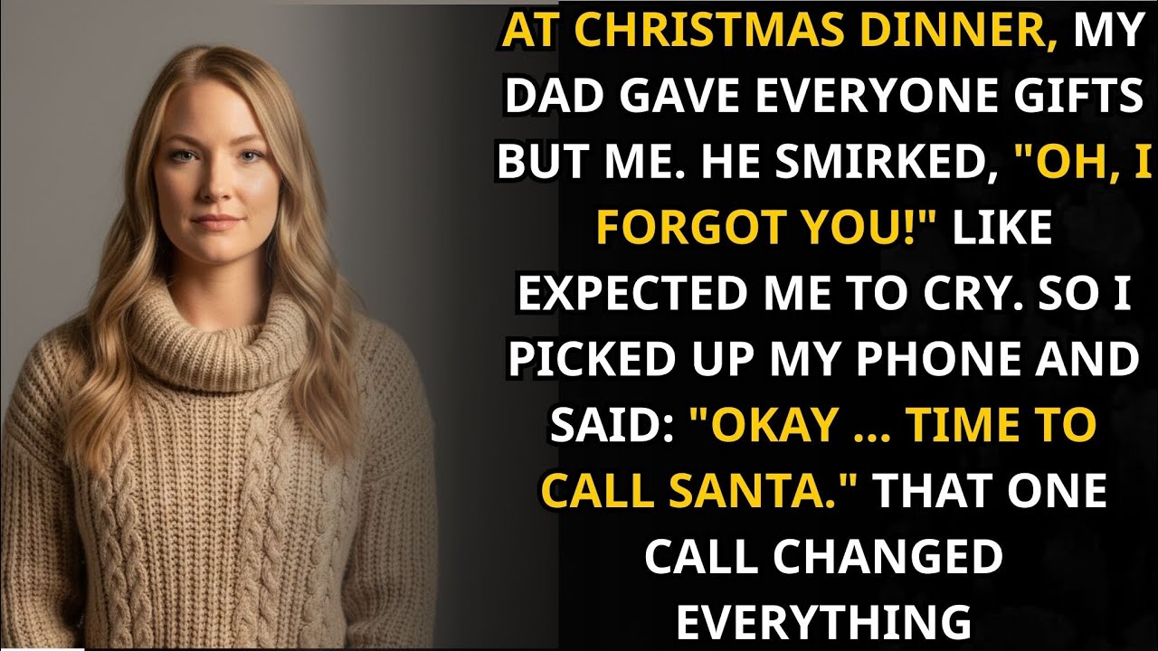 My Dad Skipped Me at Christmas — One Call Changed Everything