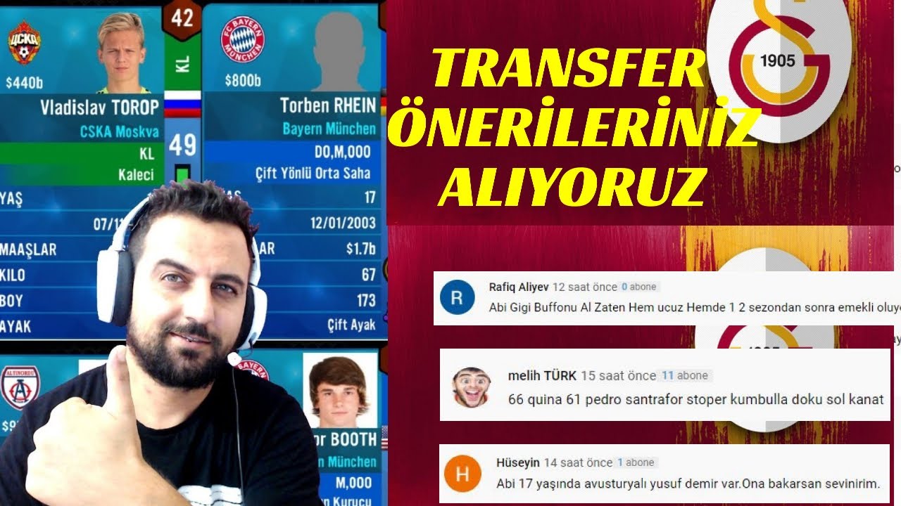 SM 21 TRANSFER &Ouml;NERİLERİNİZİ ALIYORUM