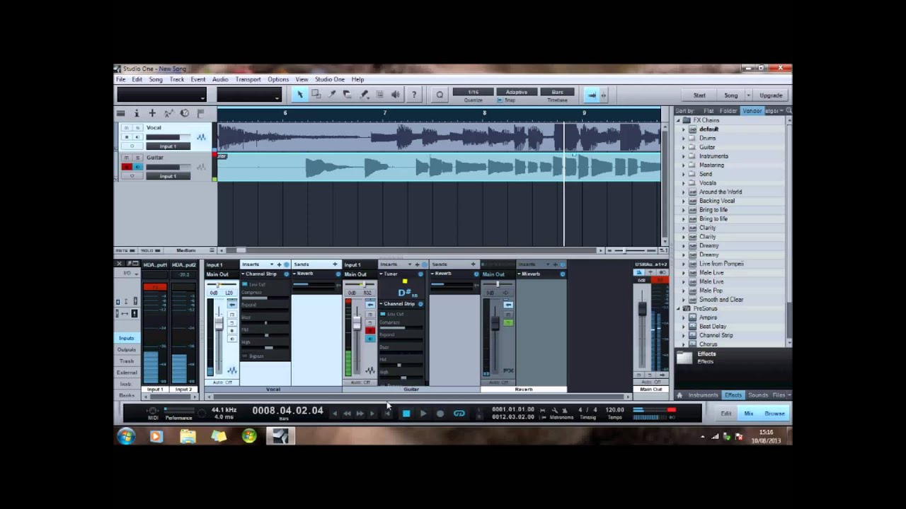 Studio one 2  free Presonus - Getting started tutorial demo