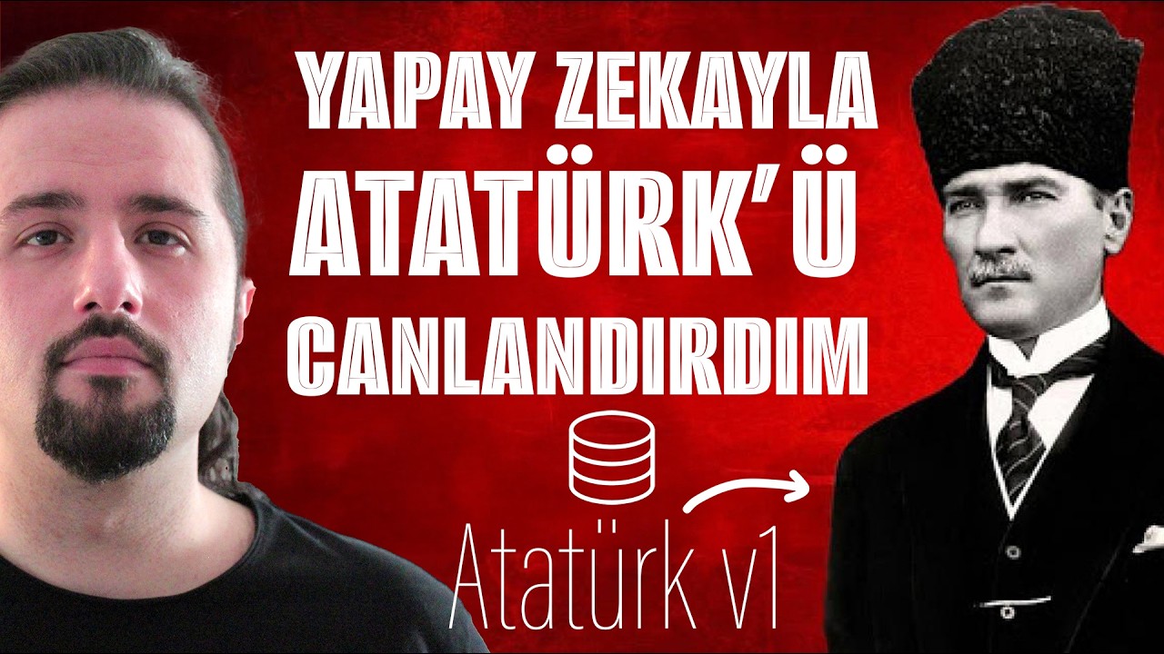 ATATÜRK'ÜN KİŞİLİĞİNİ VE SESİNİ YAPAY ZEKAYA KOPYALADIM! EN GERÇEKÇİ YANITLI SES.