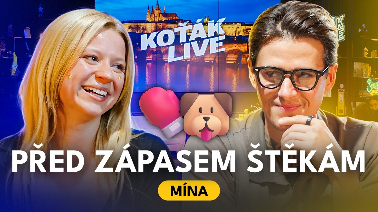 Mína: Od střelené youtuberky po drsnou boxerku I KOŤÁK LIVE