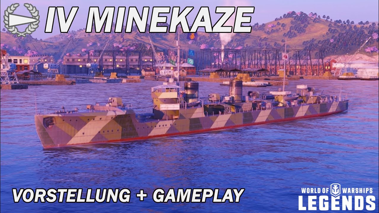 MINEKAZE - Vorstellung und erstes Gameplay - World of Warships Legends