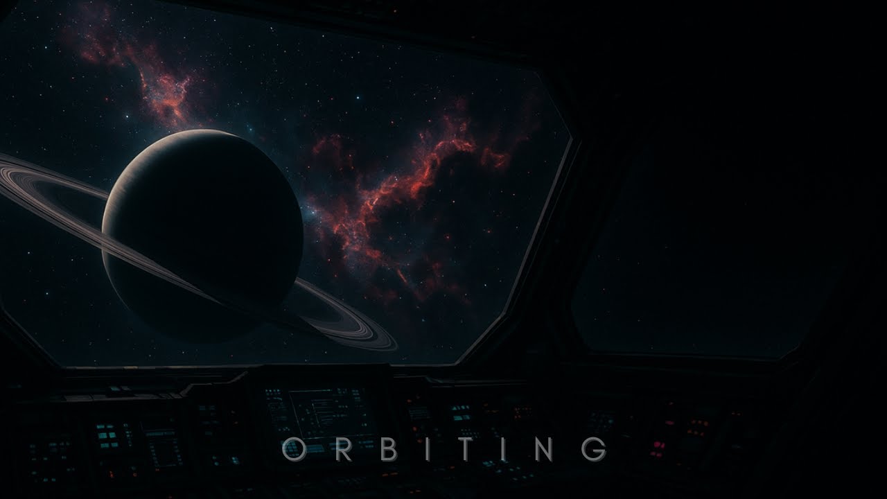 Orbiting the Silent Giant | Deep Space Sci-Fi Ambience & Cosmic Soundscape