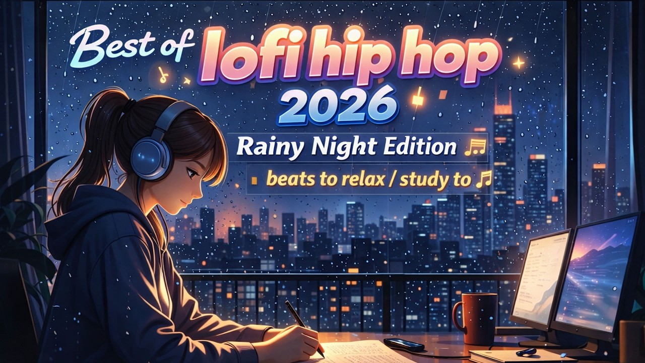 🌧️ Best of Lofi Hip Hop 2026 — Rainy Night Edition