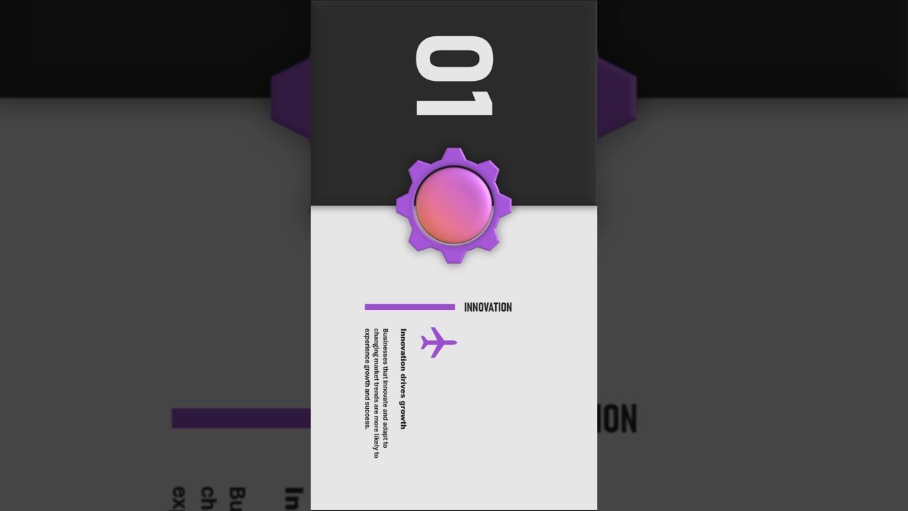 Infographic Tutorial in PowerPoint with Morph Transition. #powepoint #presentation #tutorial #ppt