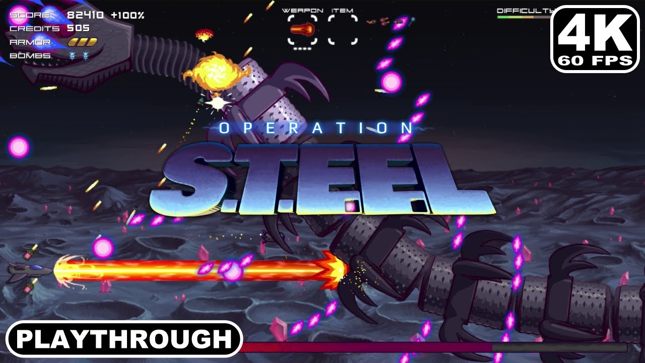 Operation STEEL (Switch Gameplay / Playthrough / True Ending / No Commentary / 4K 60fps)