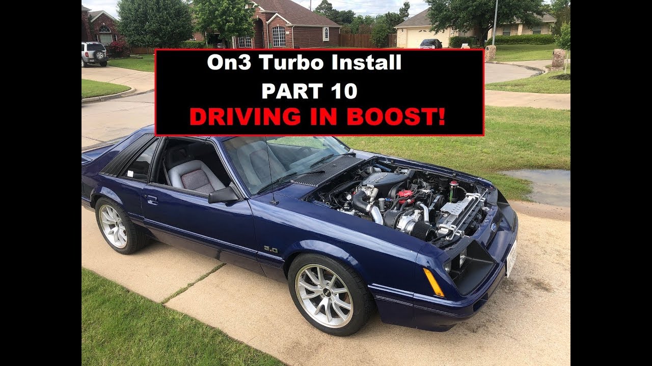 Установка FOXBODY On3 Turbo — часть 10 — 1-й заезд в режиме BOOST!