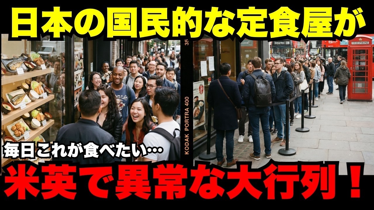 日本の定食が世界で大行列…ニューヨークで3000円でも売れる理由に外国人驚愕【海外の反応】