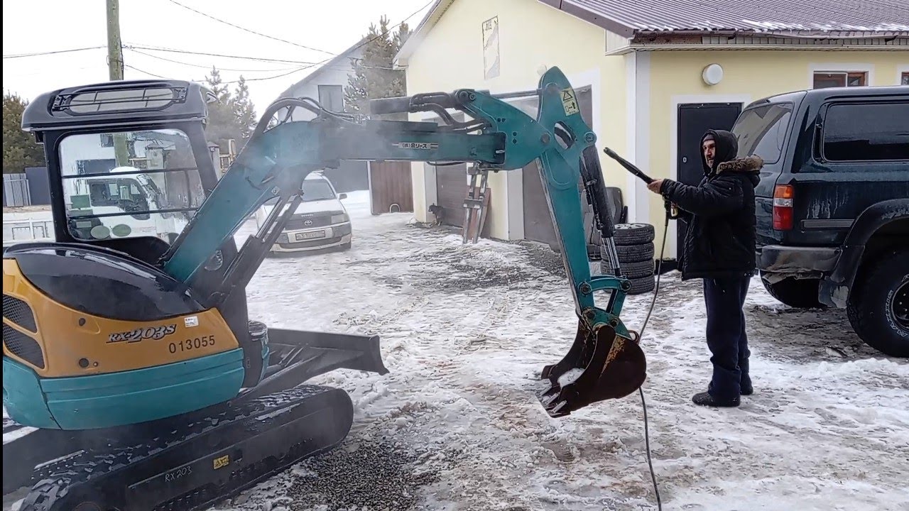 К бою готов сделал ТО kubota rx 203 s не без сюрпризов...