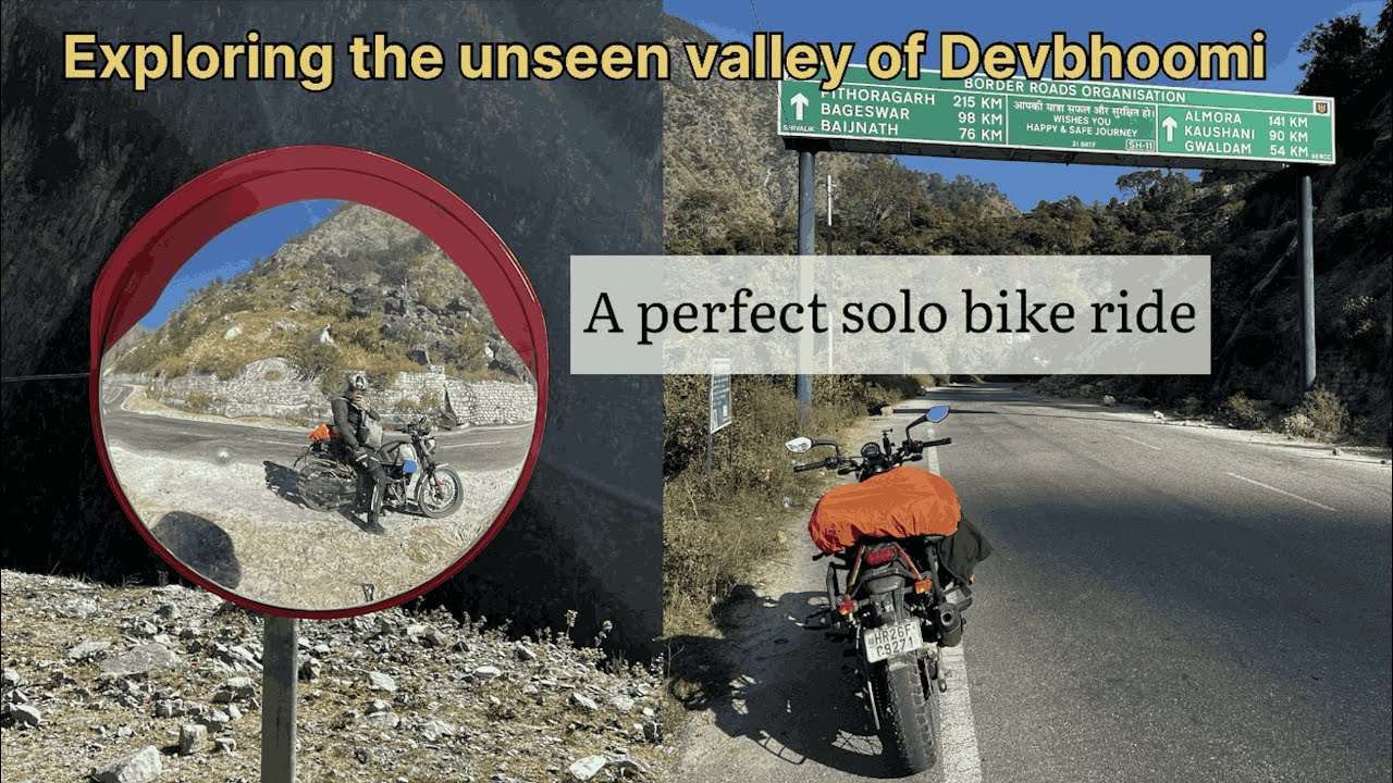 Exploring Hidden Valleys: A Solo Ride from Badrinath to Nainital #badrinath #nainital #royalenfield