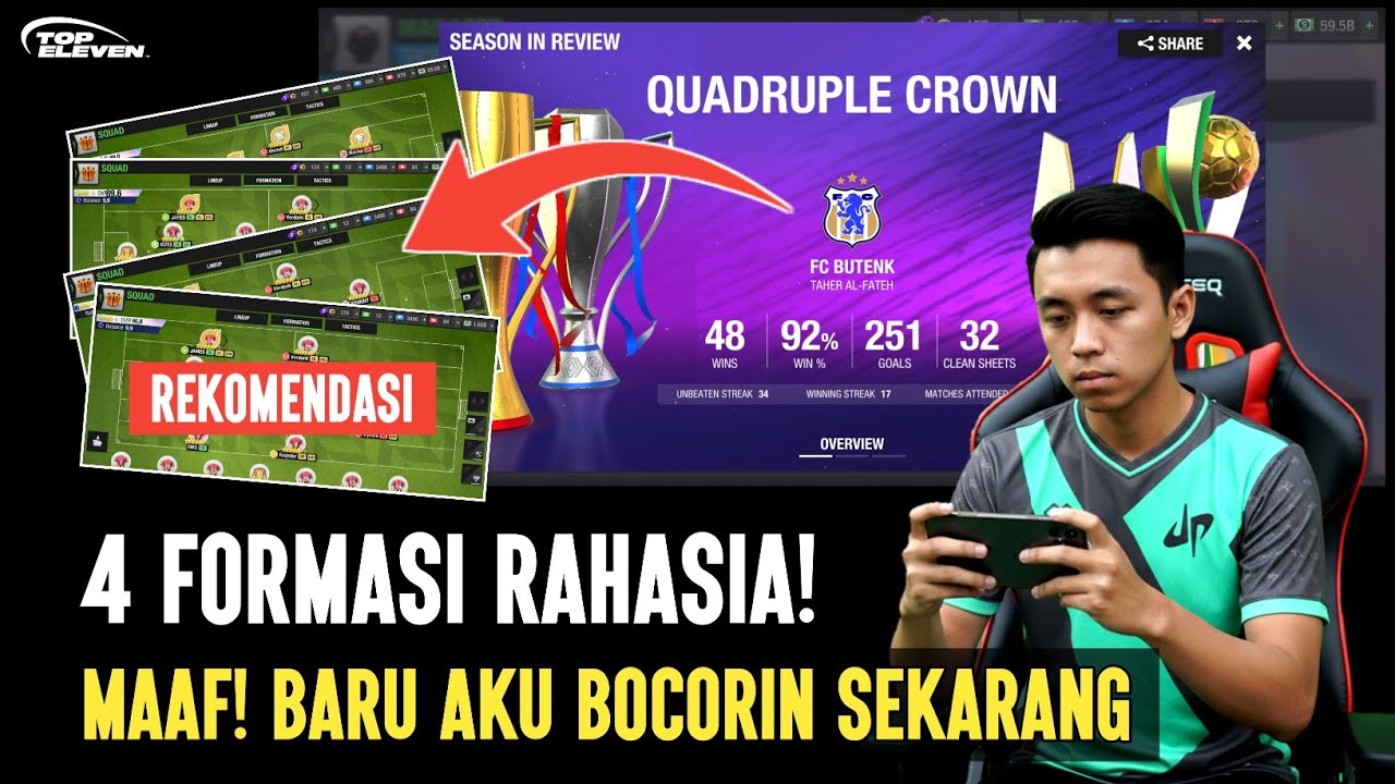 4 секретных формации, стоящие за 3 подряд четырехкратными победами | Top Eleven 2026