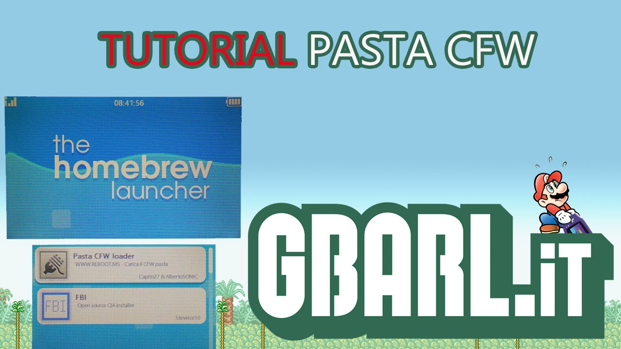 Pasta CFW Tutorial - GBArl.it