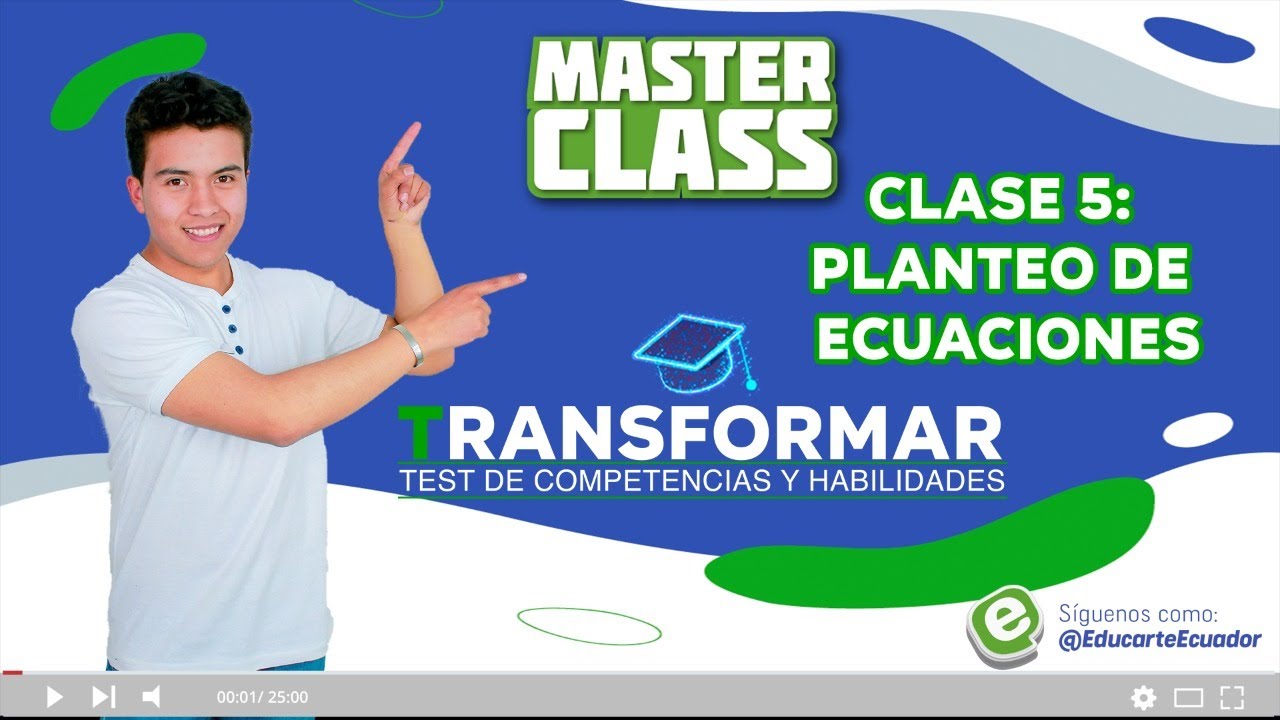 🔴Examen Transformar 2021 ✅💻CLASE #5 - Planteo De Ecuaciones Parte 1 |⚠️Razonamiento Numérico