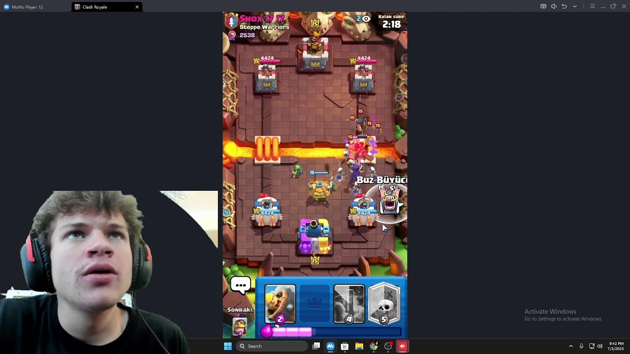 PUSHING TOP LADDER